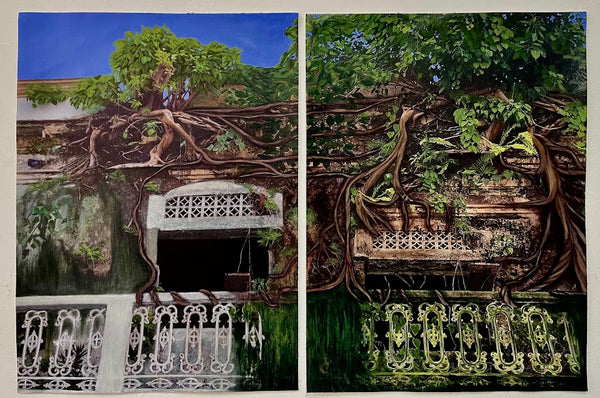 Abstract nature-inspired landscapes